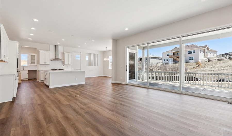 Great Room of the Harmon floor plan
