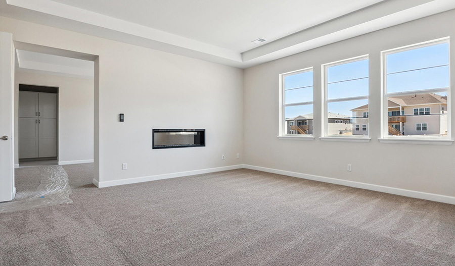 Bedroom of the Harmon floor plan