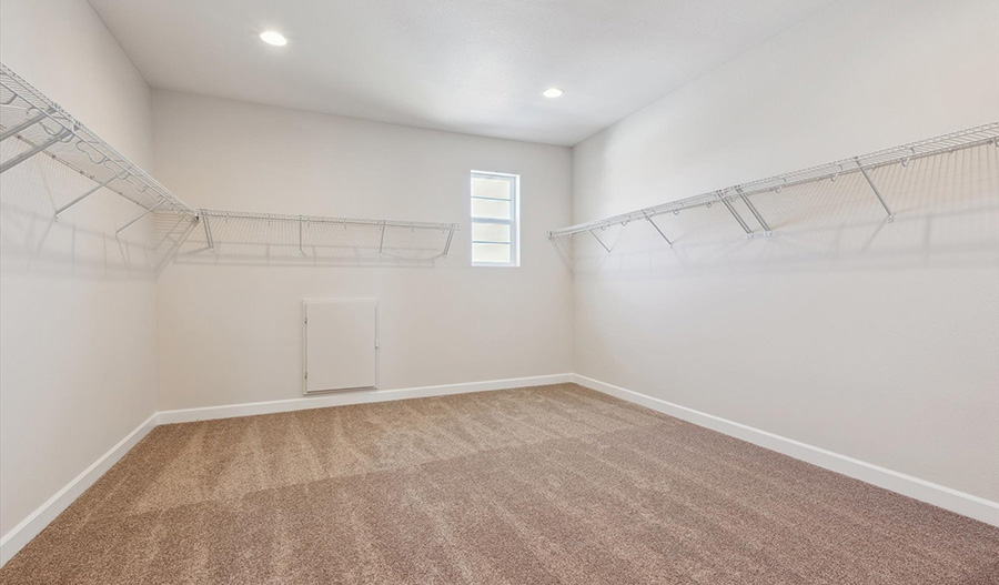 Closet of the Harmon floor plan