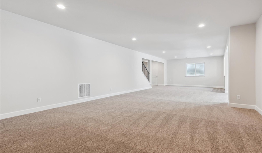 Basement of the Harmon floor plan