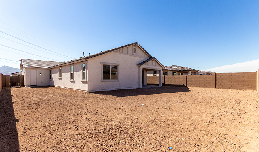 Rear Exterior of the Slate floor plan
