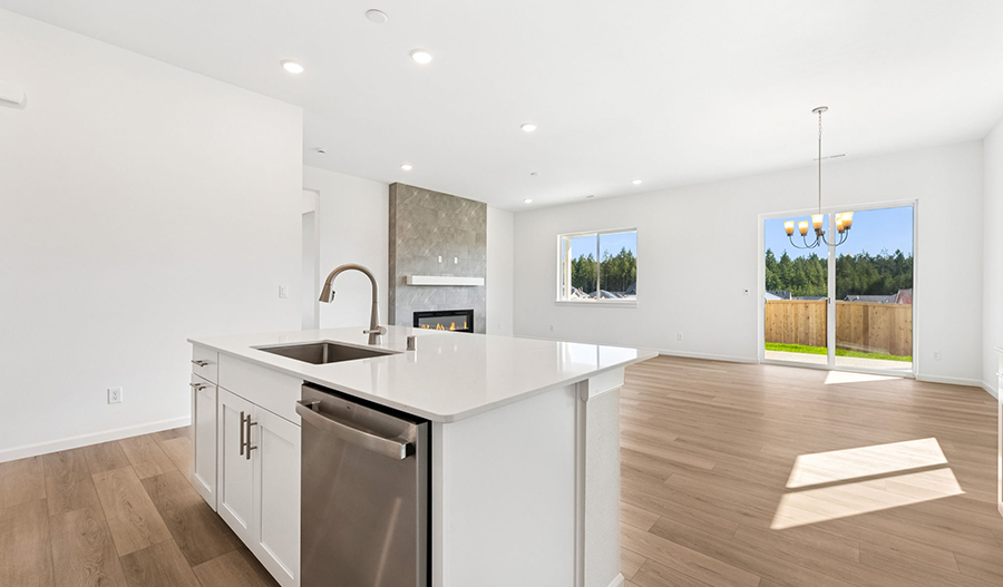 Kitchen of the Arlington floor plan