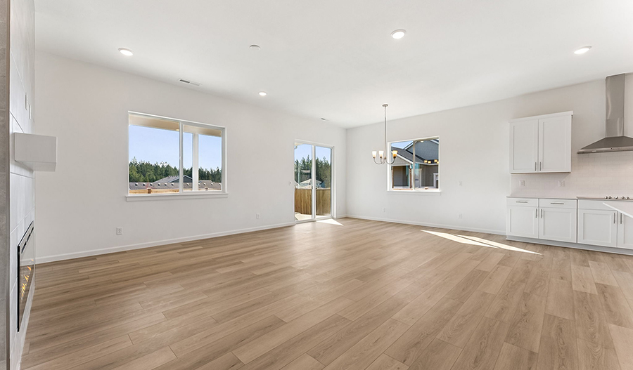 Great Room of the Arlington floor plan