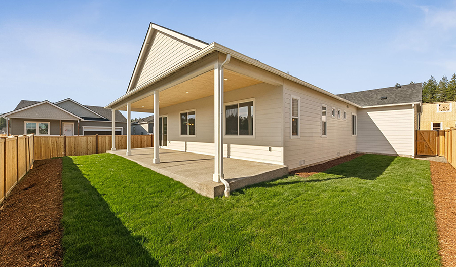 Rear Exterior of the Arlington floor plan