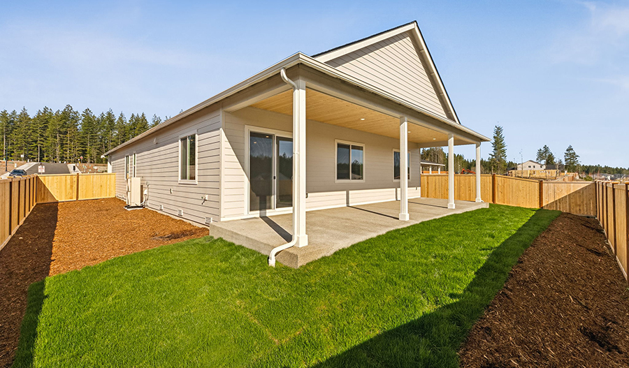 Rear Exterior of the Arlington floor plan