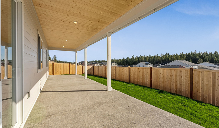 Rear Exterior of the Arlington floor plan