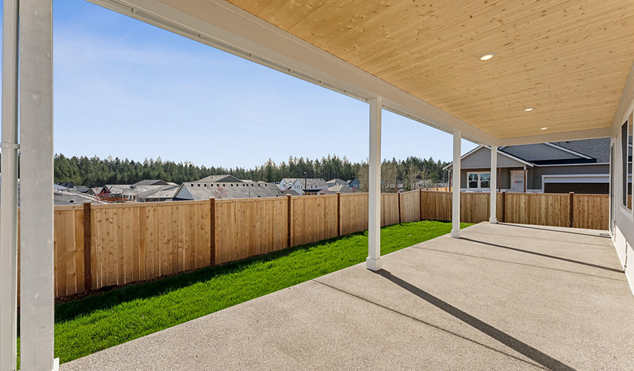 Rear Exterior of the Arlington floor plan