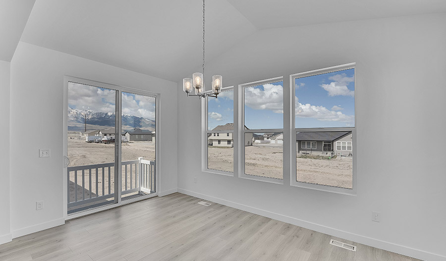 Sunroom of the Helena floor plan