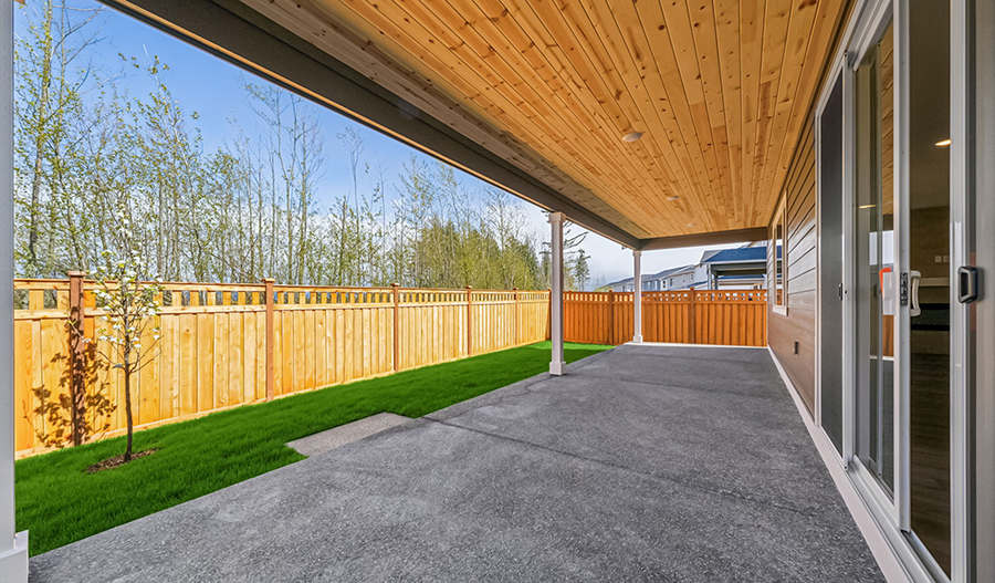 Rear Exterior of the Moonstone floor plan