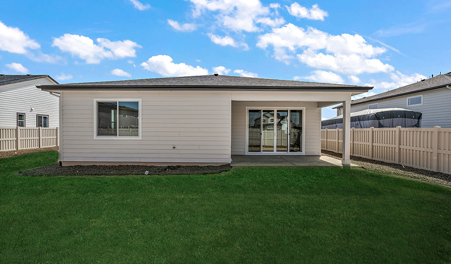 Rear Exterior of the Slate floor plan