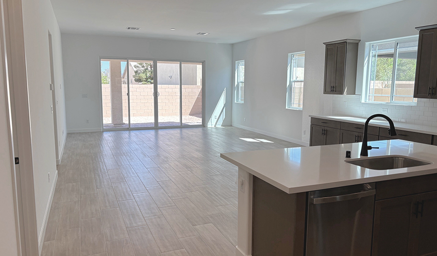Great Room of the Sarah floor plan