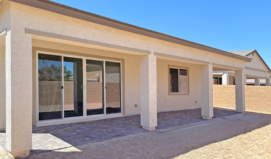 Rear Exterior of the Sarah floor plan