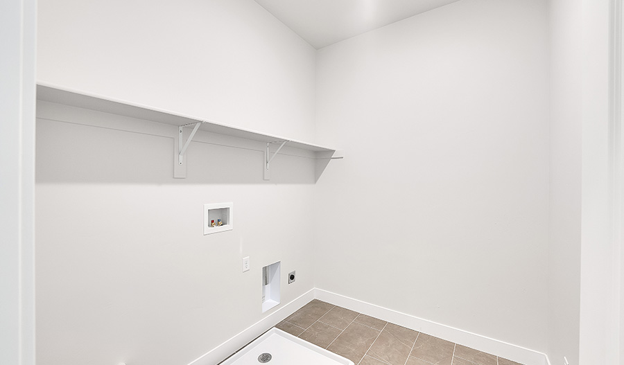Laundry of the Powell floor plan