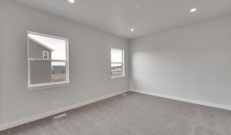 Bedroom of the Powell floor plan