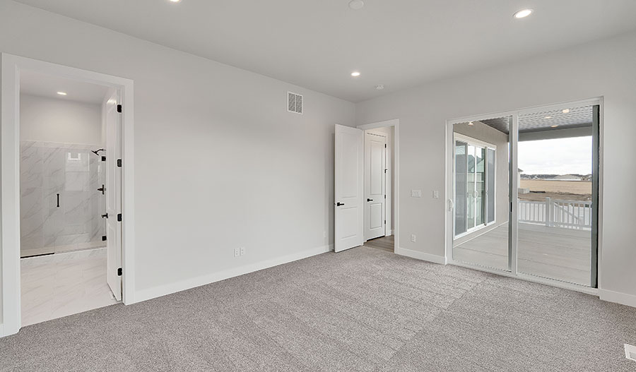 Bedroom of the Powell floor plan