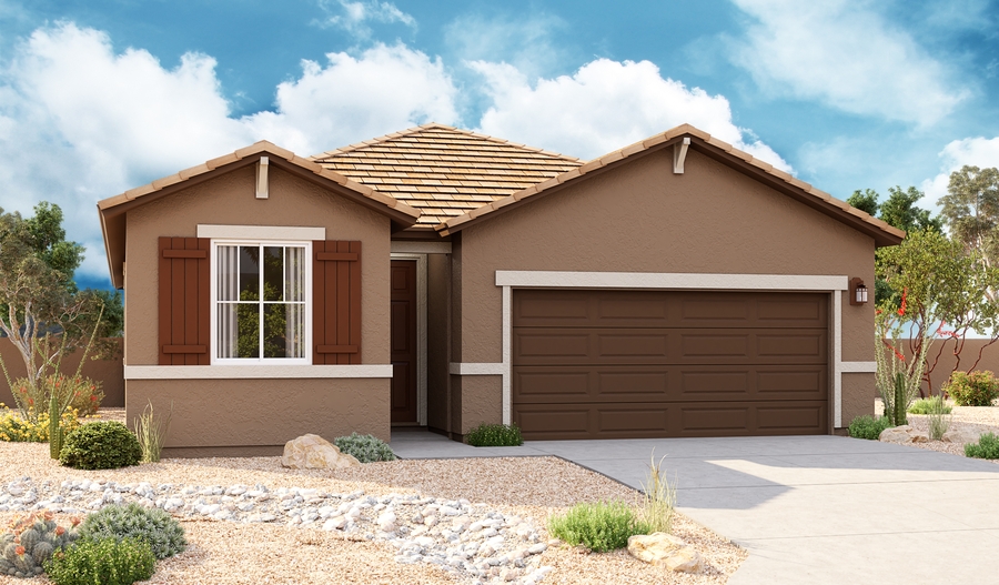 Elevation B of the Peridot floor plan