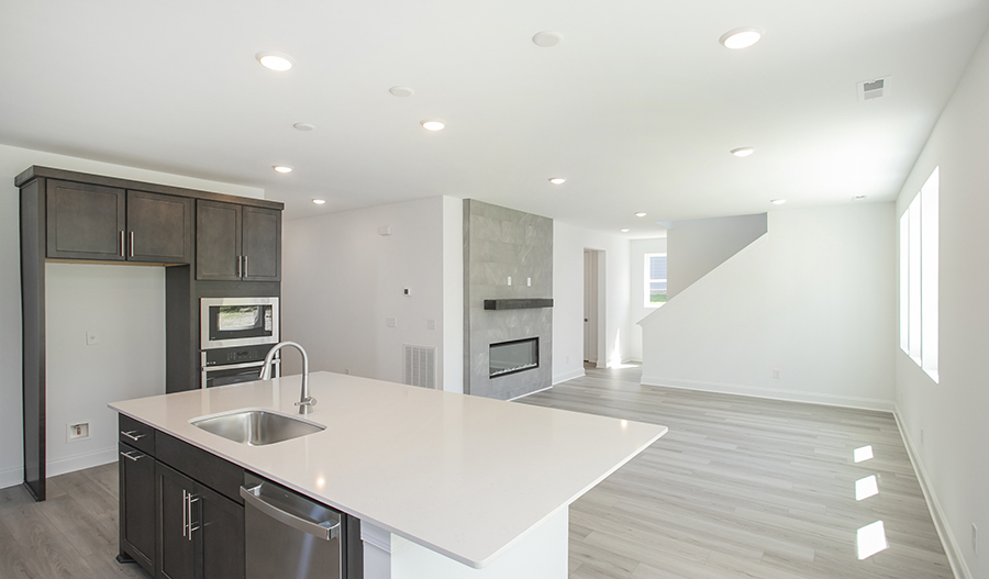 Kitchen of the Hopewell floor plan