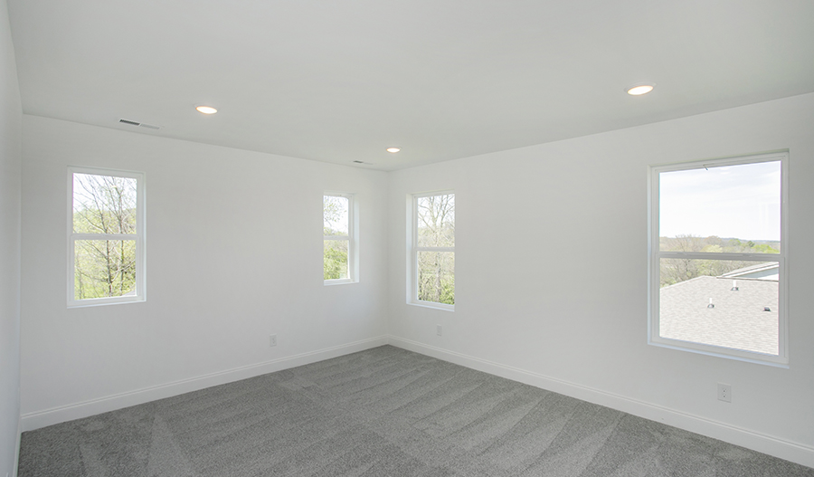 Bedroom of the Hopewell floor plan
