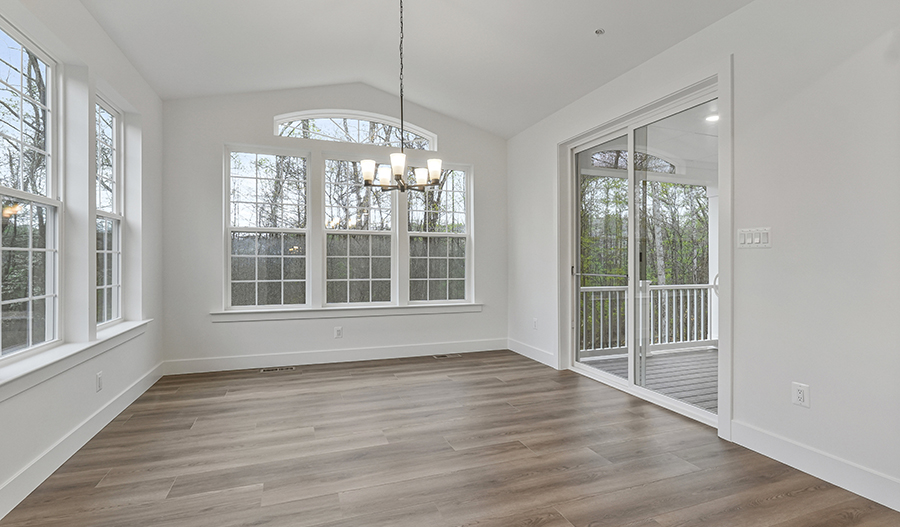 Sunroom of the Donovan floor plan