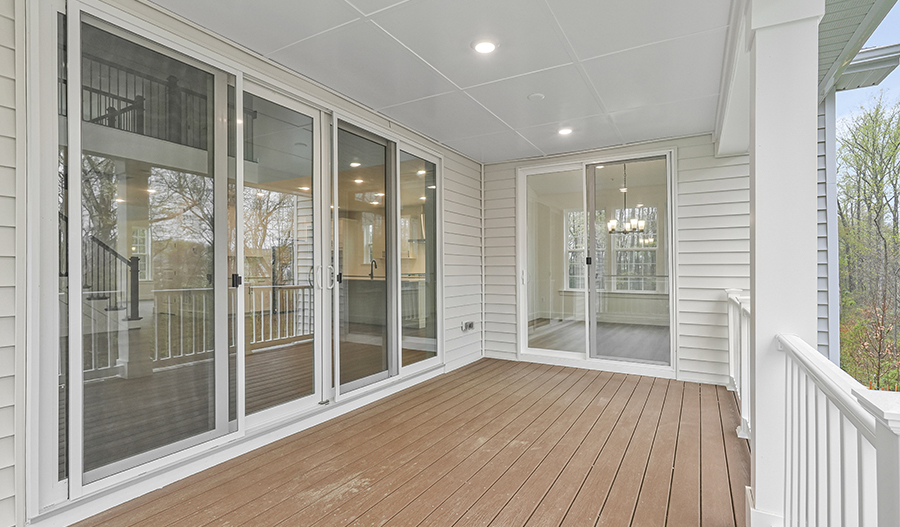 Patio of the Donovan floor plan