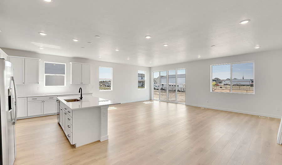 Kitchen of the Agate floor plan