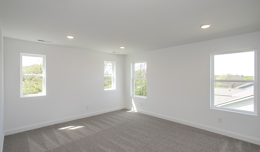 Bedroom of the Hopewell floor plan