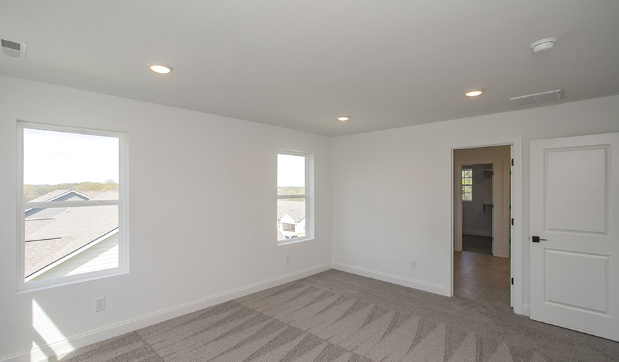 Bedroom of the Hopewell floor plan