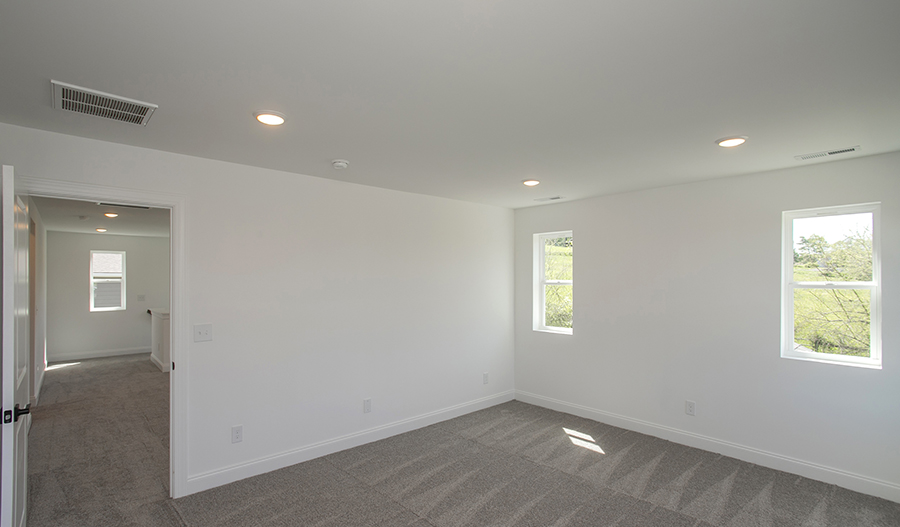 Bedroom of the Hopewell floor plan