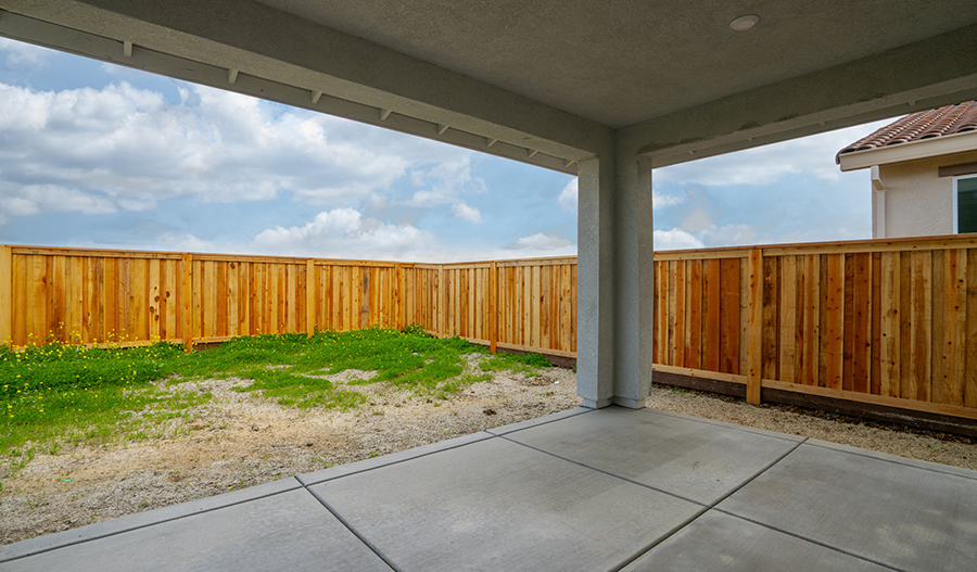 Patio of the Ruby floor plan