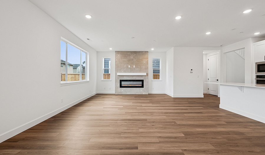 Great Room of the Laurel floor plan