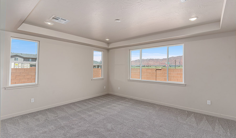Bedroom of the Melody floor plan