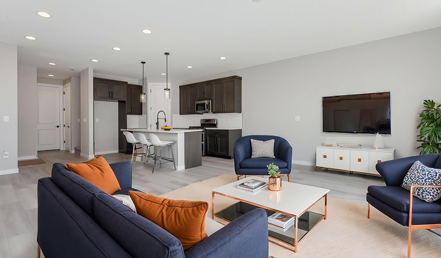 Great Room of the Alpine floor plan