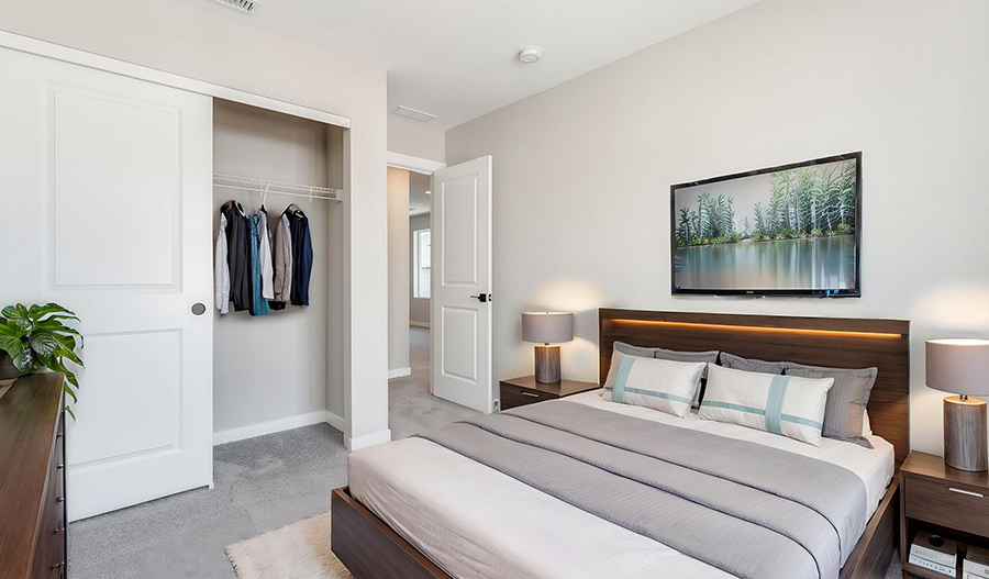 Bedroom of the Alpine floor plan