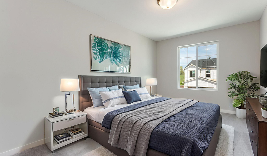 Bedroom of the Alpine floor plan
