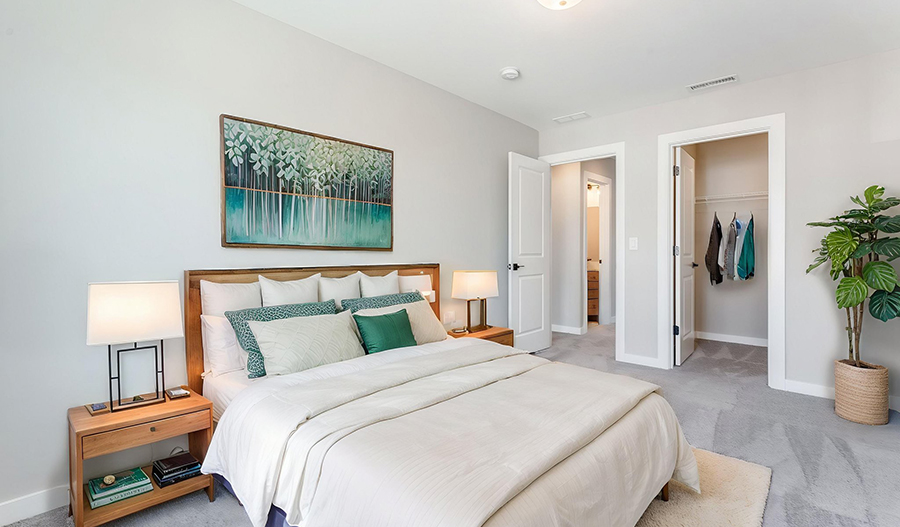 Bedroom of the Alpine floor plan