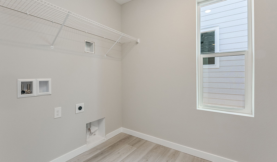 Laundry Room of the Alpine floor plan