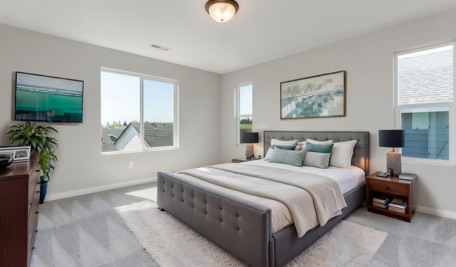 Bedroom of the Alpine floor plan
