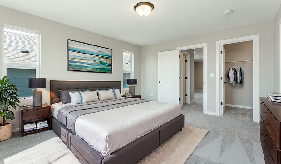 Bedroom of the Alpine floor plan