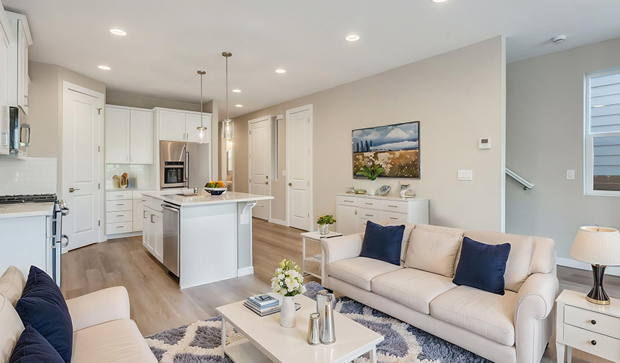 Great Room of the Marblewood floor plan