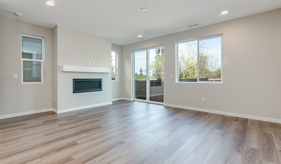 Great Room of the Marblewood floor plan
