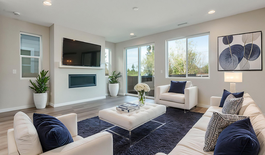 Great Room of the Marblewood floor plan