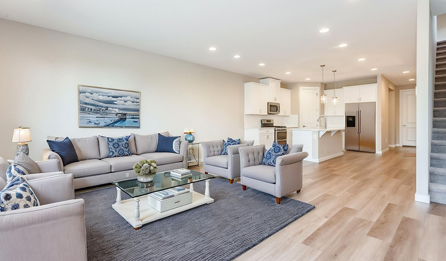 Great Room of the Marblewood floor plan