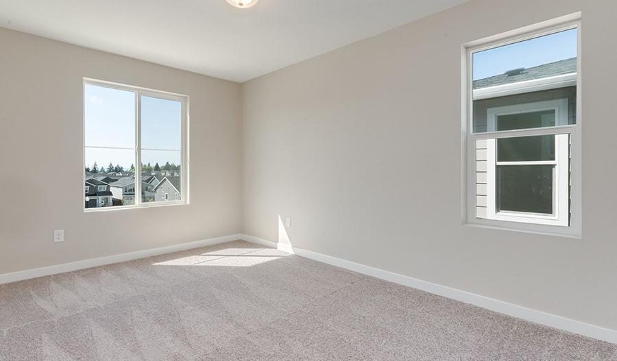 Bedroom of the Marblewood floor plan
