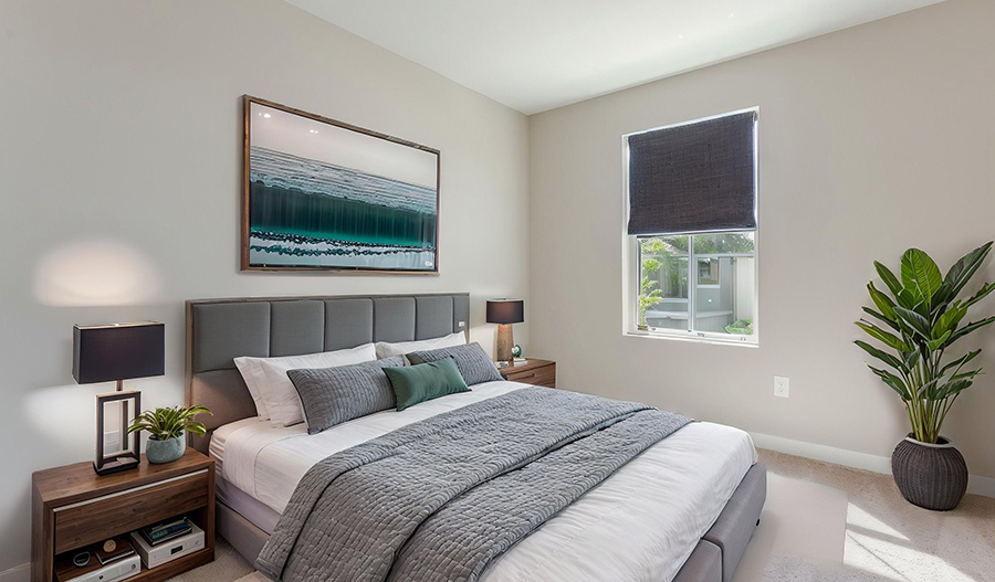 Bedroom of the Marblewood floor plan