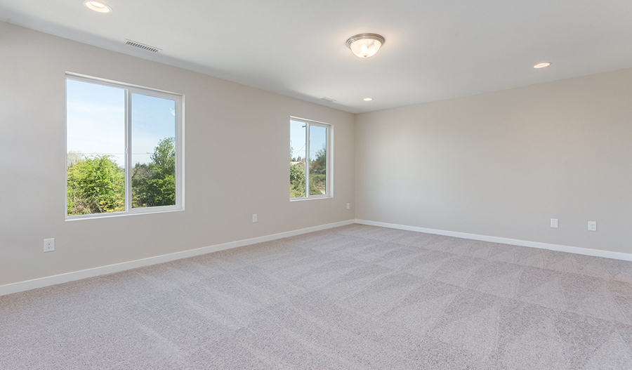 Bedroom of the Marblewood floor plan