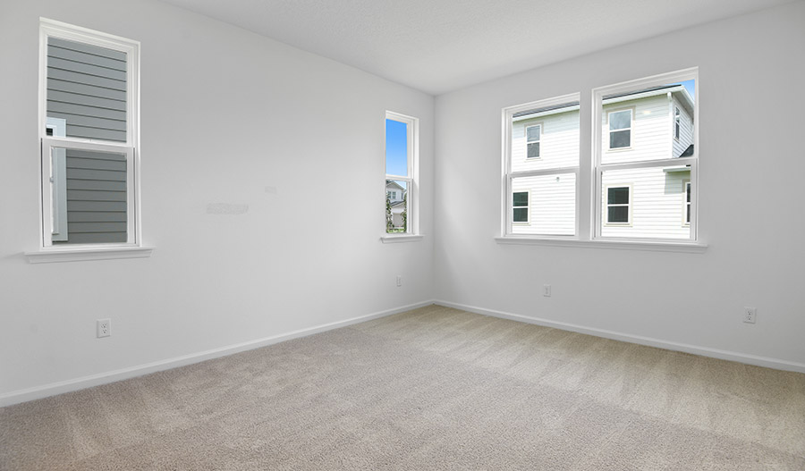 Bedroom of the Lynwood floor plan