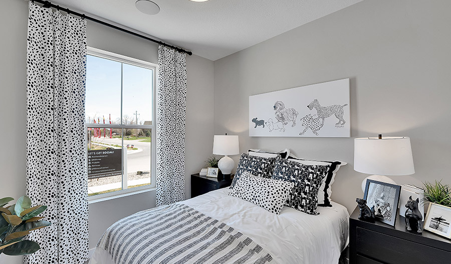 Bedroom of the Pewter floor plan