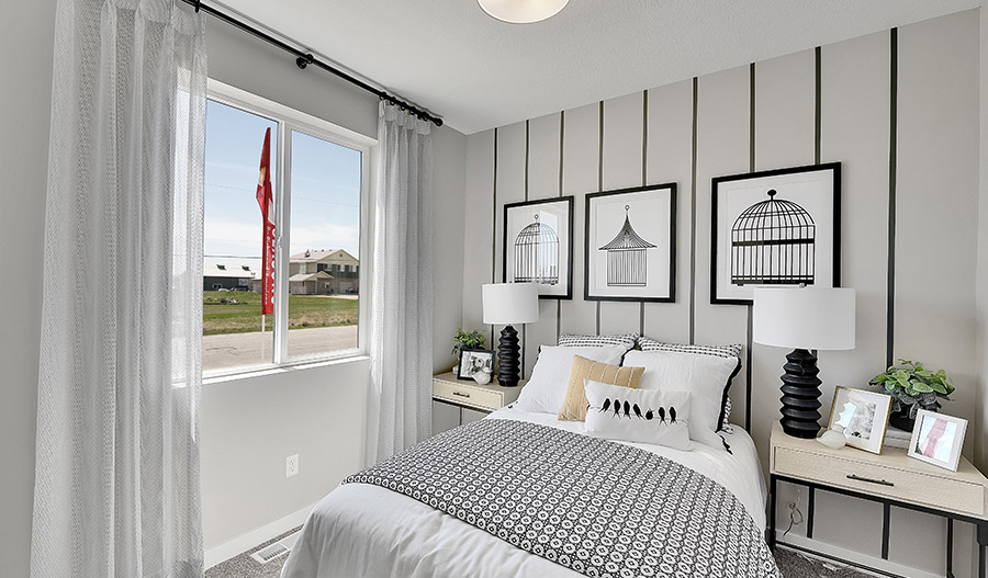 Bedroom of the Pewter floor plan