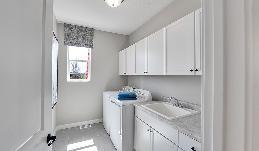 Laundry Room of the Pewter floor plan