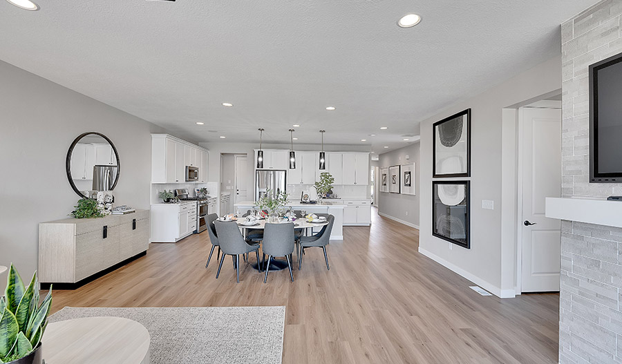 Great Room of the Pewter floor plan